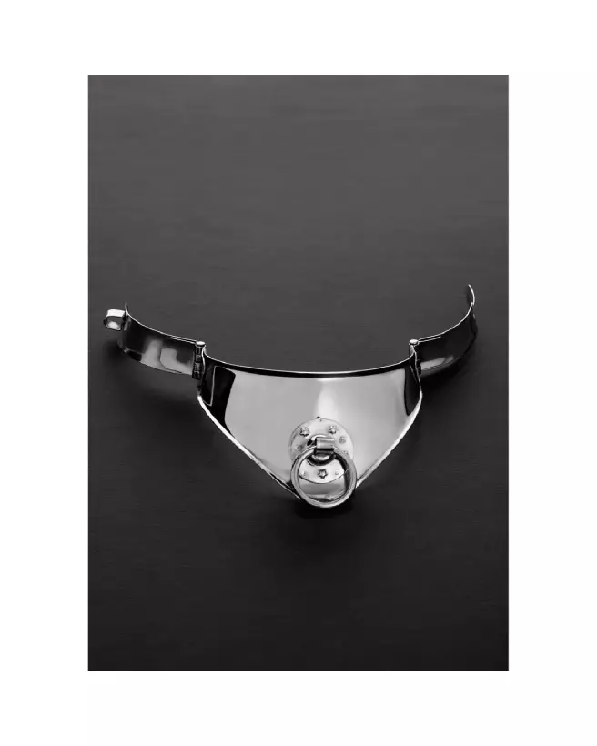 Image du Collier Cléopâtre avec Anneau en Métal de Steel by Shots, élégance et raffinement en 38 cm-4
