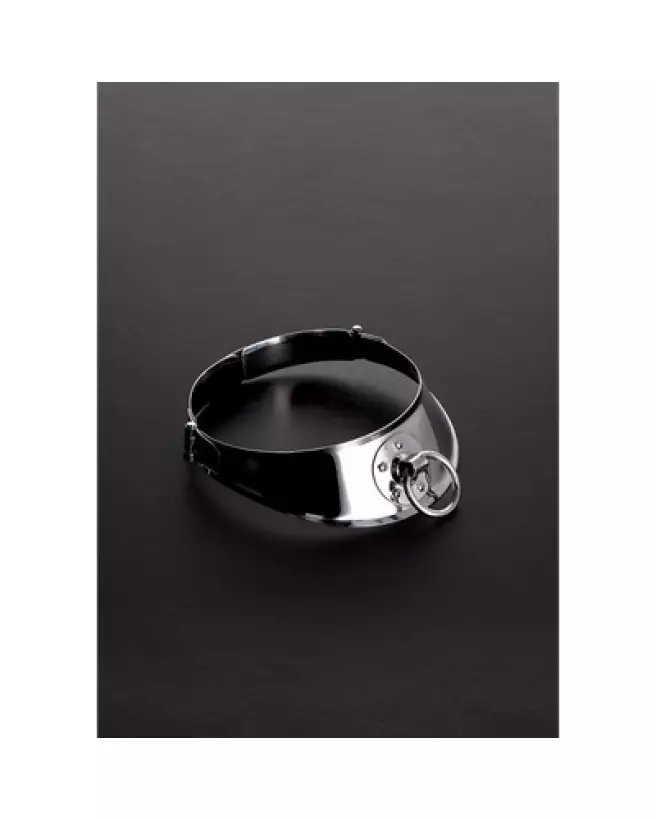 Collier en métal Steel by Shots avec fermoir pour hommes 13.5 cm / 34 cm-1