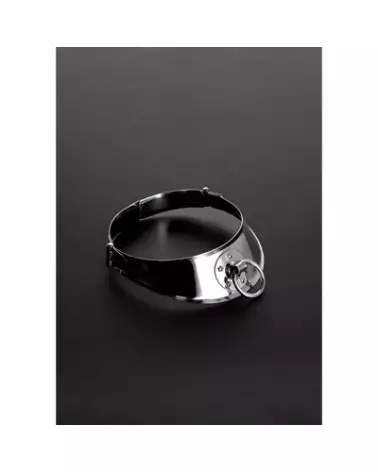 Collier en métal Steel by Shots avec fermoir pour hommes 13.5 cm / 34 cm-1