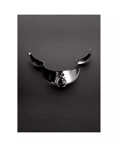 Collier en métal Steel by Shots avec fermoir pour hommes 13.5 cm / 34 cm-2