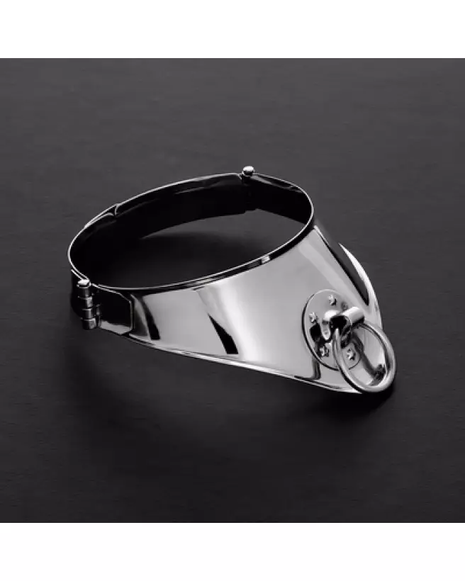 Collier Cleopatra en métal avec anneau, marque Steel by Shots, taille 13.5 / 34 cm-1
