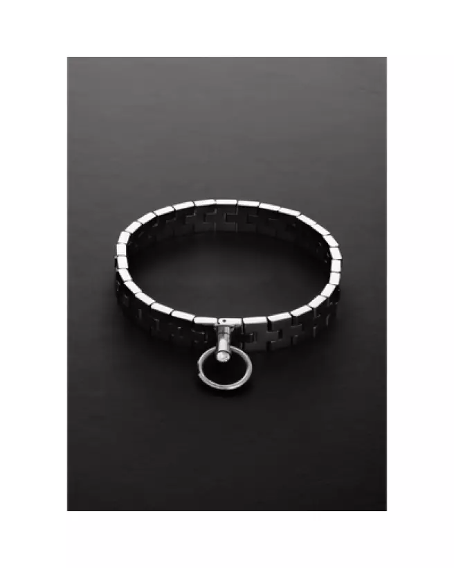 Collier Watchband Métal avec Serrure de Steel by Shots-1