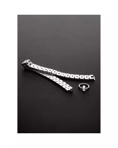 Collier Watchband Métal avec Serrure de Steel by Shots-3