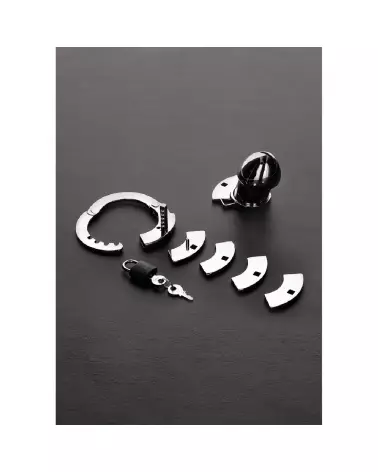 Image de la Cage de Chasteté Steel by Shots en acier sécurisée et confortable-5