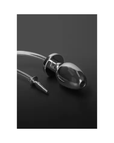 Image du Fire Hose Penis Plug with Butt Plug en métal de Steel by Shots pour BDSM-1