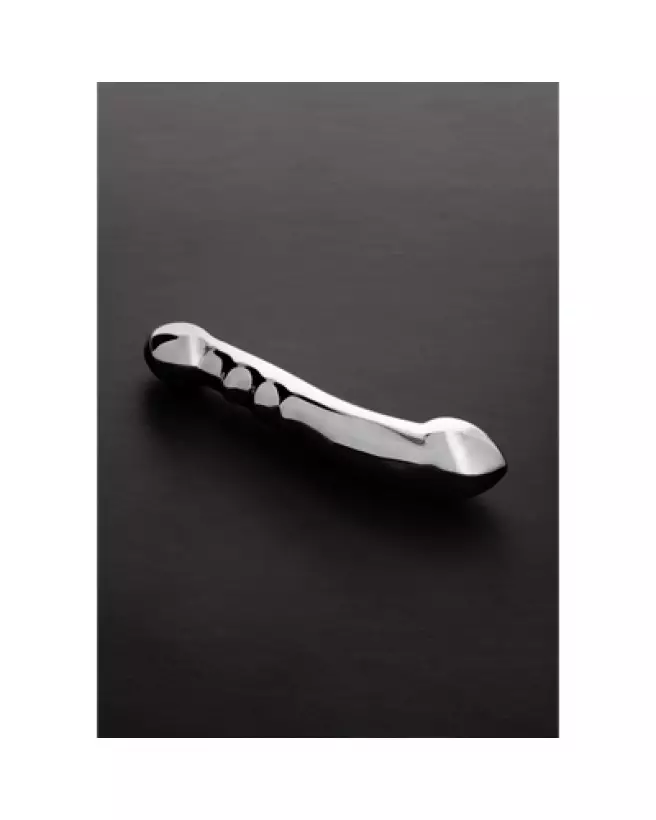 Image du dildo Eleven Elegant en métal par Steel by Shots, sextoy de luxe 27 cm-1