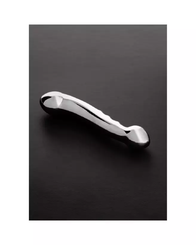 Image du dildo Eleven Elegant en métal par Steel by Shots, sextoy de luxe 27 cm-3