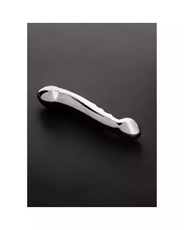Image du dildo Eleven Elegant en métal par Steel by Shots, sextoy de luxe 27 cm-4