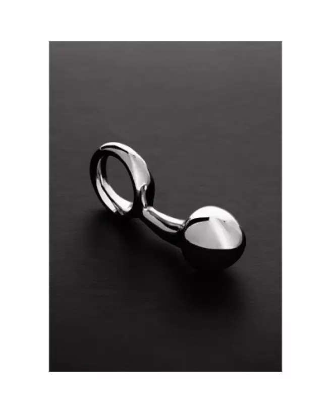 Prostate Plug Métal 39mm Steel by Shots pour stimulation sûre et durable-1