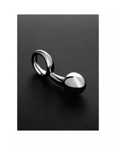 Prostate Plug Métal 39mm Steel by Shots pour stimulation sûre et durable-1