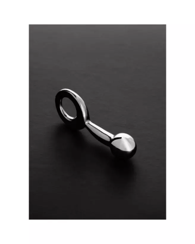 Plug Prostate 1.1/27mm en Métal Steel by Shots pour stimulation précise-1