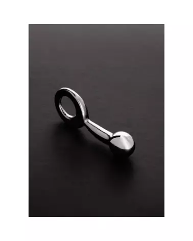 Plug Prostate 1.1/27mm en Métal Steel by Shots pour stimulation précise-1
