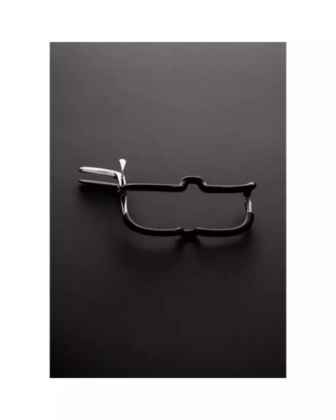 Gag en métal Steel by Shots 5cm x 12.5cm robuste et durable-1