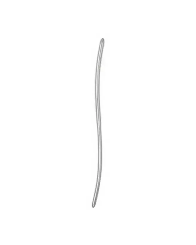 Sonde urétrale en métal Steel by Shots pour précision médicale et hygiène optimale-1