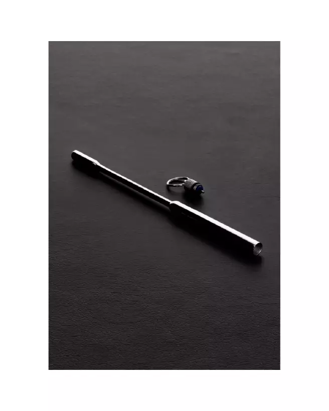 Vibrating Urethral Sound Steel by Shots en métal pour stimulation avancée-5