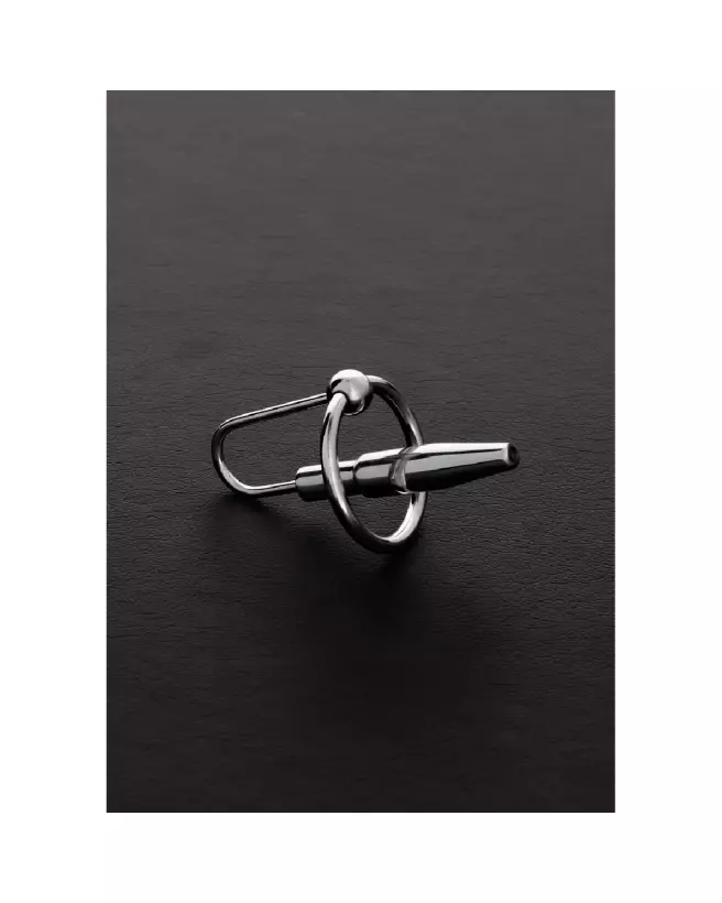 Image du Wedge Plug Ring Hollow en métal de Steel by Shots, taille 1.1/2.8 cm-3