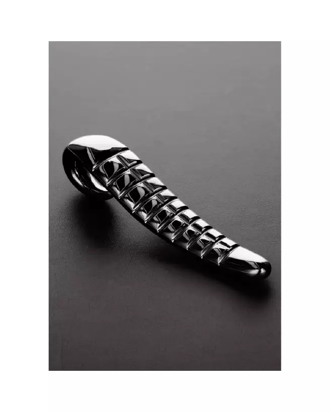 Image du Devil Tongue Dildo en Métal par Steel by Shots - Sextoy Luxe et Durable-2