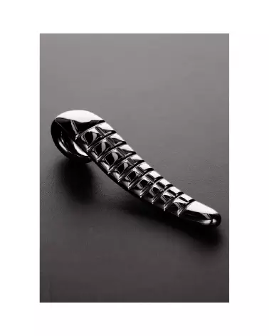 Image du Devil Tongue Dildo en Métal par Steel by Shots - Sextoy Luxe et Durable-2