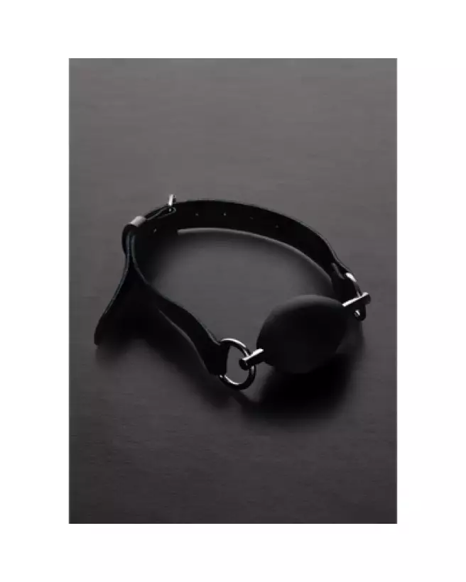 Baillon Oval Silicone Ball Gag de Steel by Shots pour BDSM-1