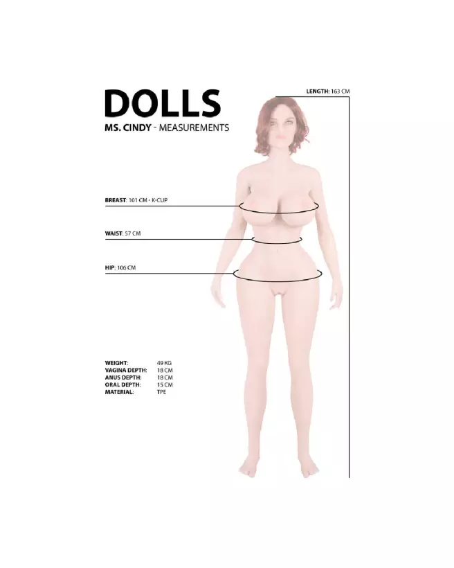 Cindy poupée réaliste Dolls by Shots en silicone de haute qualité-7