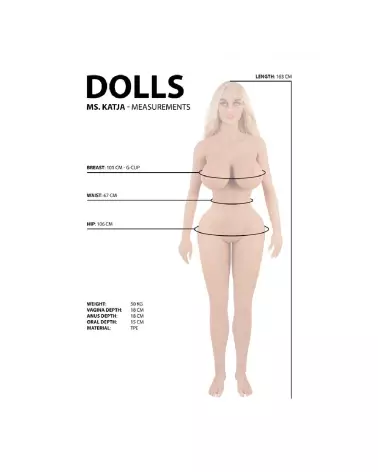 Image de Katja, poupée sexuelle ultra réaliste de Dolls by Shots-7