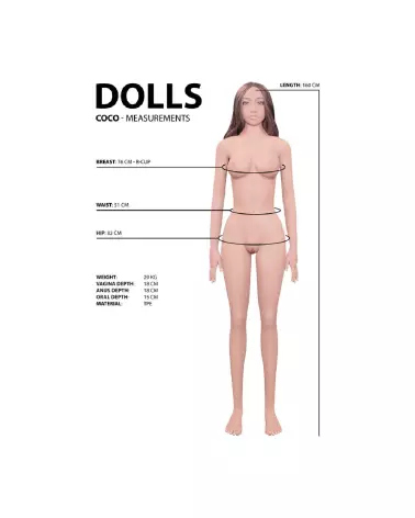 Coco poupée sexuelle réaliste par Dolls by Shots en action-7