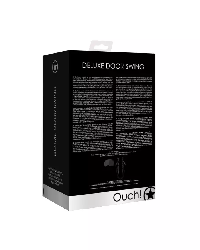 Image de la balançoire sexuelle Deluxe Door Swing de Ouch! by Shots pour couples-3