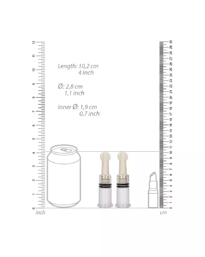 Image du Set de Suction pour Tétons Small par Pumped by Shots-6