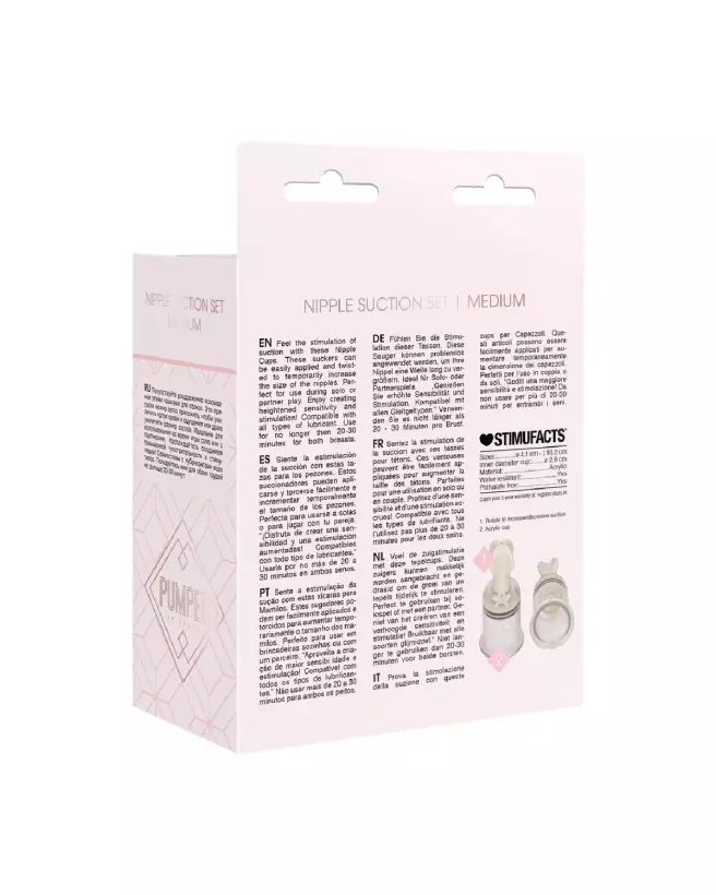 Set de Suction pour Tétons Medium par Pumped by Shots-3