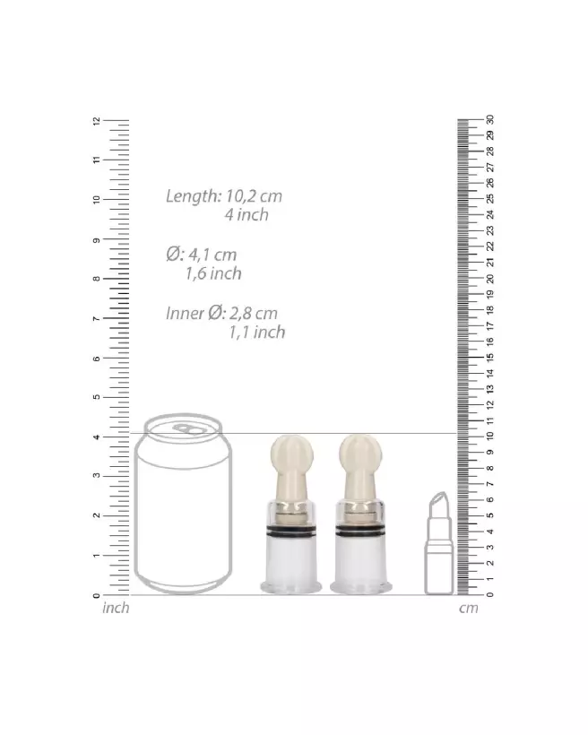 Set de Suction pour Tétons Medium par Pumped by Shots-6