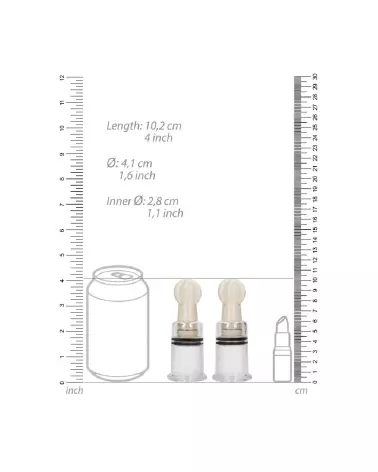 Set de Suction pour Tétons Medium par Pumped by Shots-7