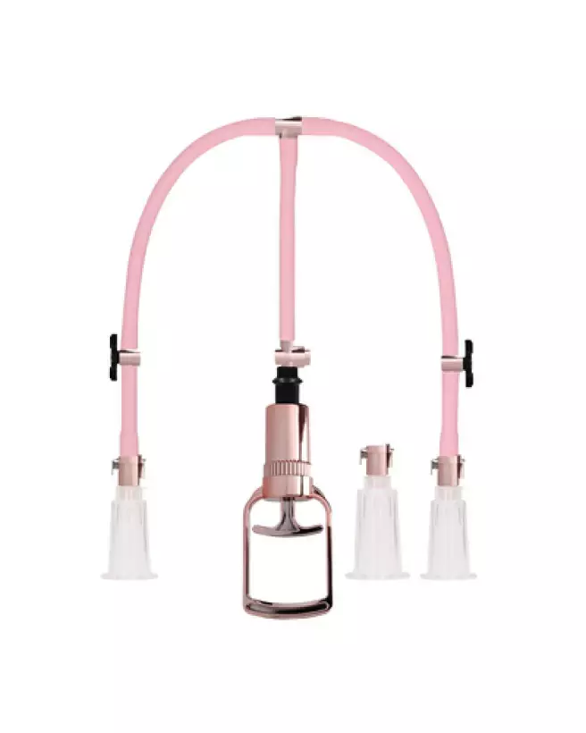 Image du Set de Pompes Clitoridienne et Tétons Medium Pumped by Shots-1