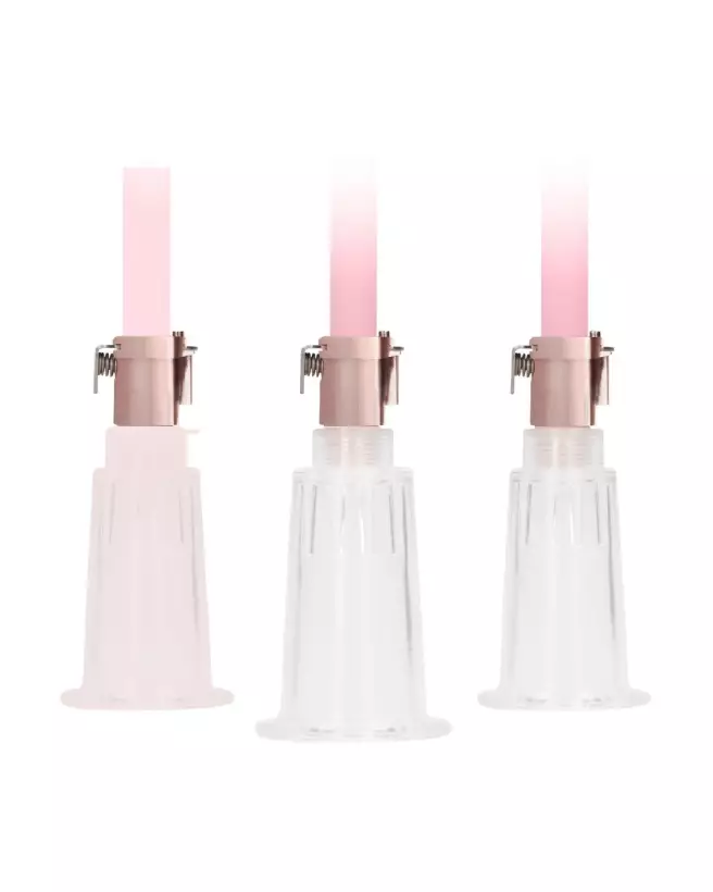 Image du Set de Pompes Clitoridienne et Tétons Medium Pumped by Shots-5