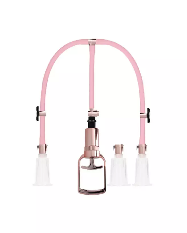 Image du Clitoral Nipple Pump Set Medium - Large par Pumped by Shots, optimisée pour la stimulation-1