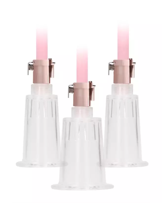 Image du Clitoral Nipple Pump Set Medium - Large par Pumped by Shots, optimisée pour la stimulation-4