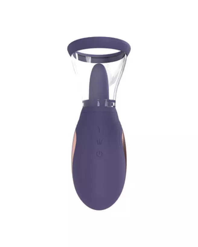 Pompe Rechargeable Enhance Purple de Pumped by Shots pour Vulve et Seins-1
