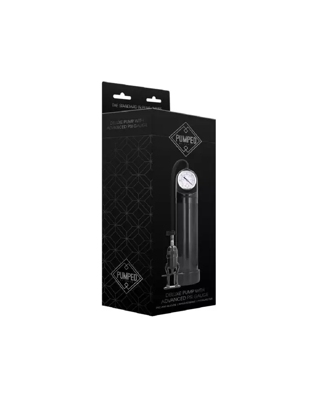 Deluxe Pump with Advanced PSI Gauge de Pumped by Shots pour amélioration masculine-2