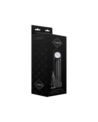 Deluxe Pump with Advanced PSI Gauge de Pumped by Shots pour amélioration masculine-2