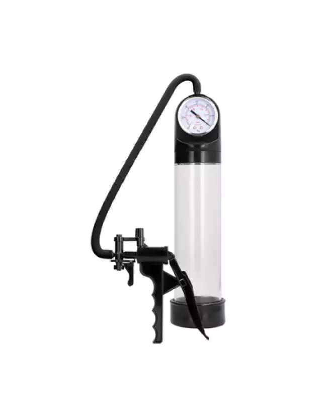 Image de la Elite Pump with Advanced PSI Gauge par Pumped by Shots, pompe à pénis haute précision-1