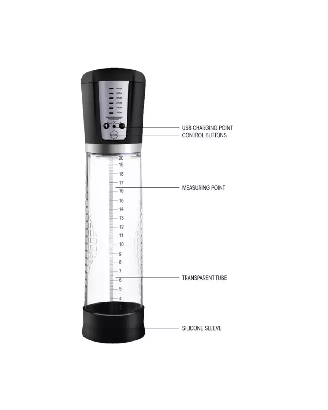Pompe à Pénis Rechargeable Automatique Premium Pumped by Shots-3