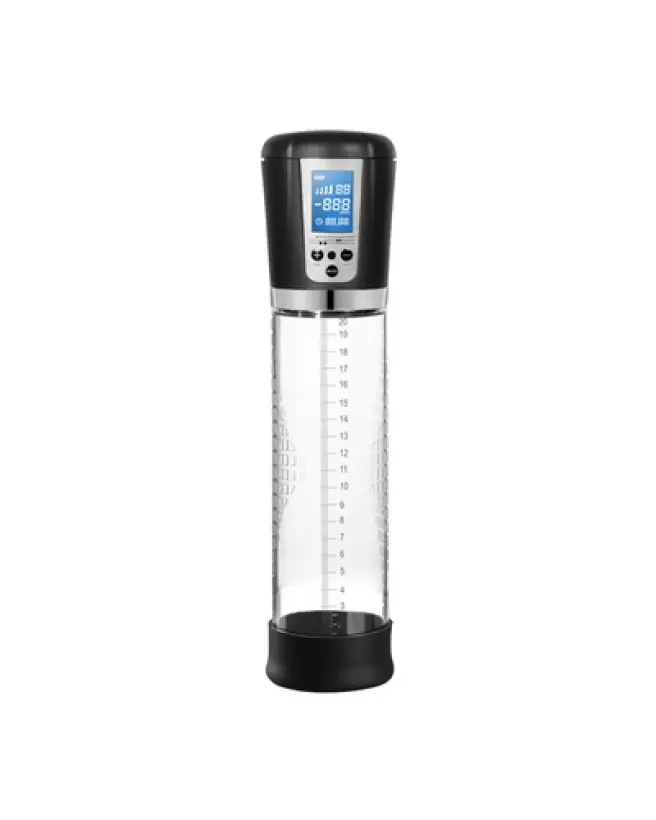 Pompe à Pénis Automatique LCD Rechargeable Pumped by Shots-1