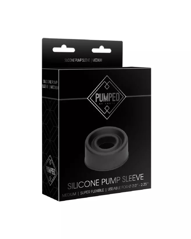 Manchon Silicone Pump Sleeve Medium de Pumped by Shots pour pompes à pénis-2
