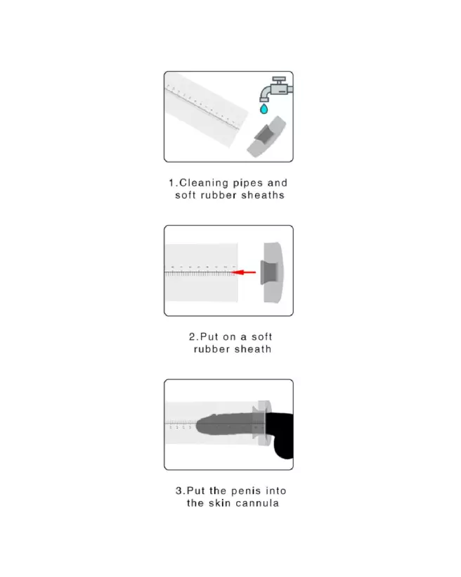 Manchon Silicone Pump Sleeve Medium de Pumped by Shots pour pompes à pénis-5
