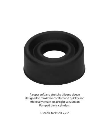 Manchon Silicone Pump Sleeve Medium de Pumped by Shots pour pompes à pénis-6
