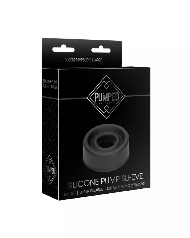 Manchon en silicone large Pumped by Shots pour pompes à pénis-2