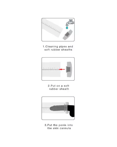 Manchon en silicone large Pumped by Shots pour pompes à pénis-5