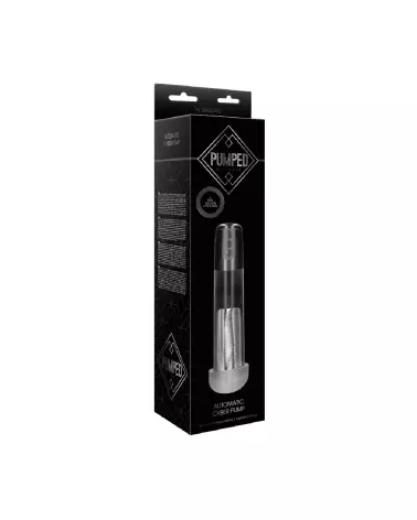 Pompe à Pénis Automatique Cyber Pumped by Shots avec Manchon de Masturbation-2