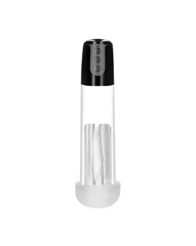 Pompe à Pénis Automatique Cyber Pumped by Shots avec Manchon de Masturbation-4