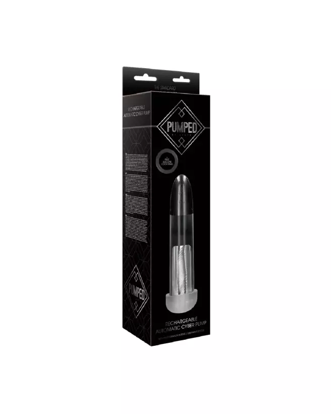 Pompe à pénis rechargeable Cyber Pump de Pumped by Shots avec manchon-2