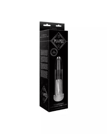 Pompe à pénis rechargeable Cyber Pump de Pumped by Shots avec manchon-2
